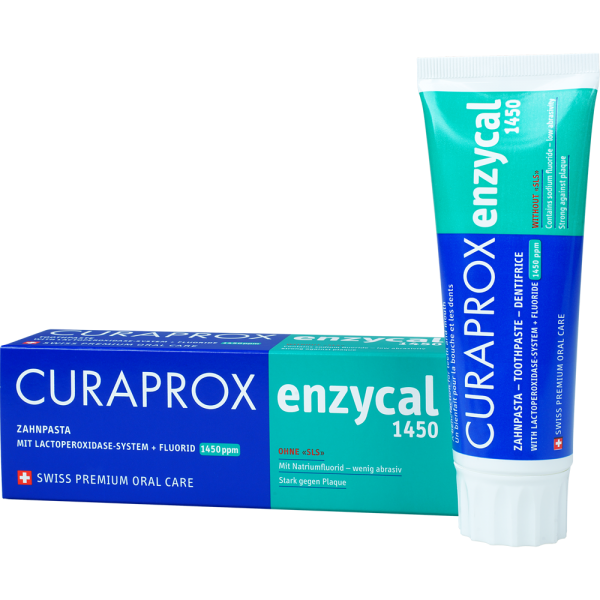 

Зубная паста с ферментами CURAPROX enzycal 1450, 75 ml