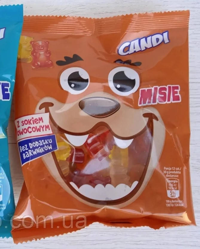 

Конфеты желейные мишки Candi Misie с фруктовым вкусом 200 г Чехия