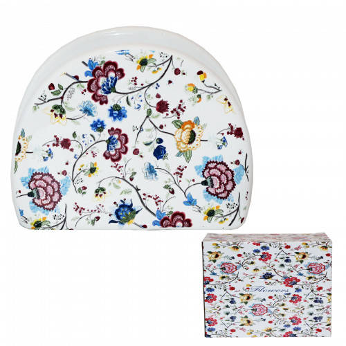 

Салфетница SNT Цветочный шелк 3662-10 10х8 см, Разные цвета