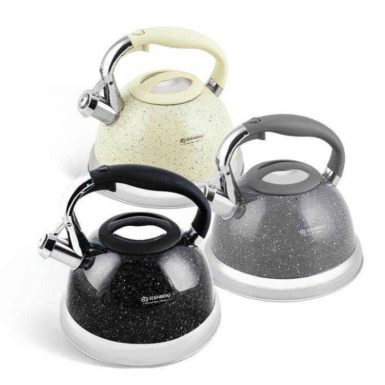

Чайник со свистком 3 литра Edenberg 1955
