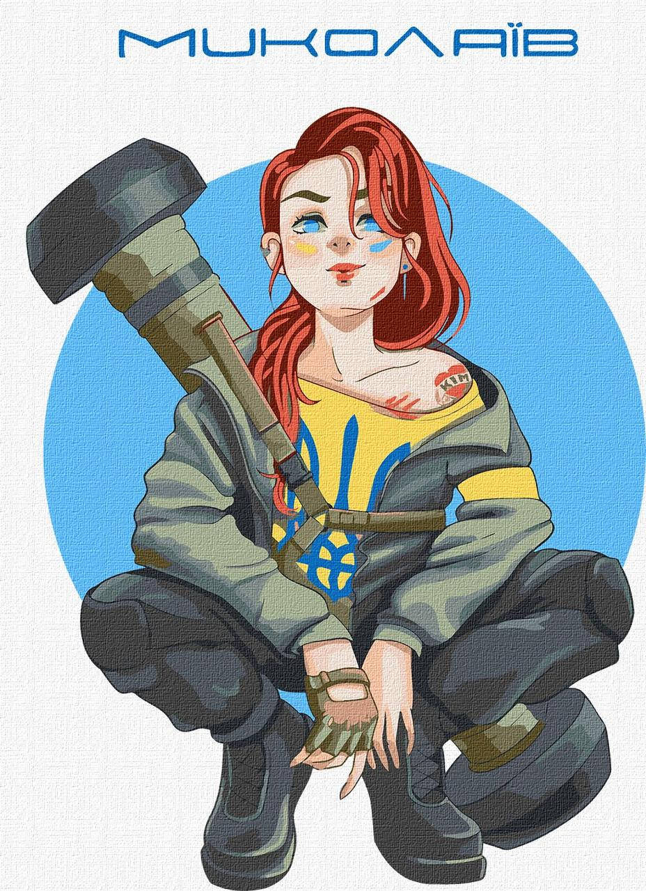 

Набір для розпису по номерах. "Миколаїв" 30х40см