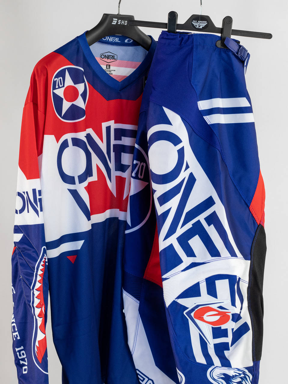 

Мотокостюм ONEAL 36/XL синий с красным (джерси + штаны)