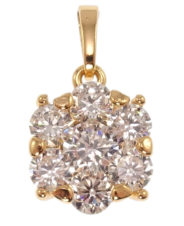 

Кулон Xuping Позолота 18K "Инкрустация цирконий" для цепочки до 5мм