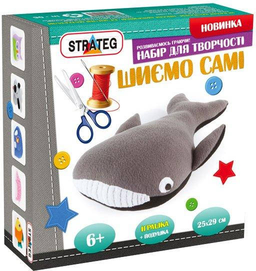 

Набор для творчества Strateg Шьём сами - Кит 2 в 1 игрушка + подушка