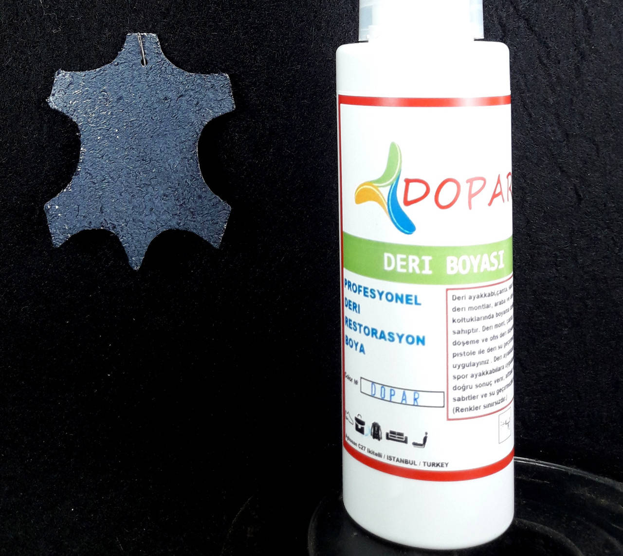 

Краска для замши велюра нубука Dopar Серый