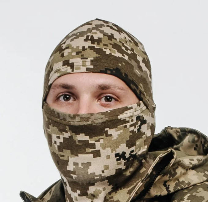 

Балаклава летняя ниндзя подшлемник (пиксель) Х/Б