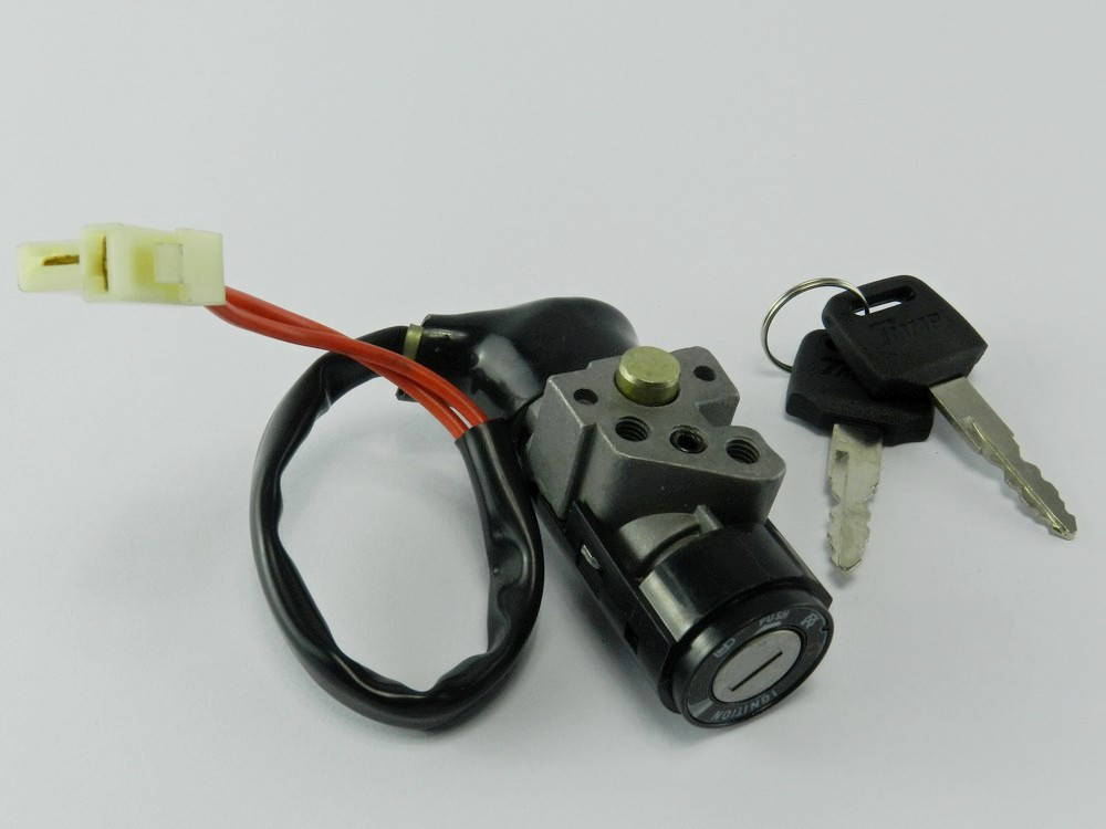 

Замок зажигания голый 2т китаец/ Honda Dio AF-34 (2 провода)(112889)