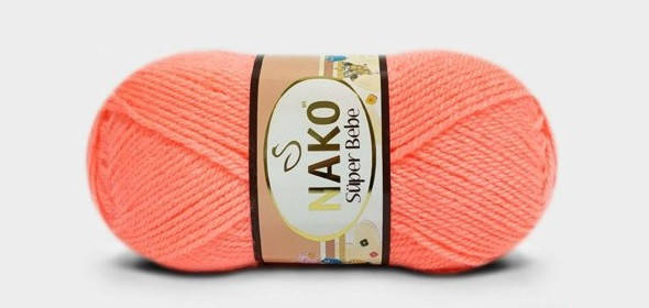 

Nako Baby Super Bebe коралловый № 11157