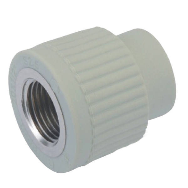 

Муфта PP-R с внутренней резьбой D20х1/2" Krakow, Серый