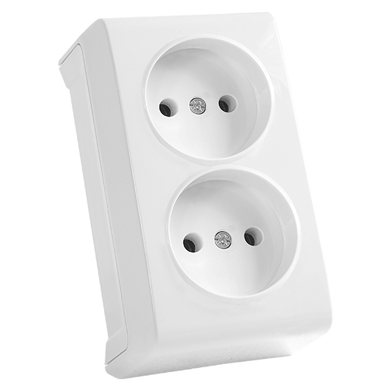 

Розетка накладная двойная Viko Vera (90681055)