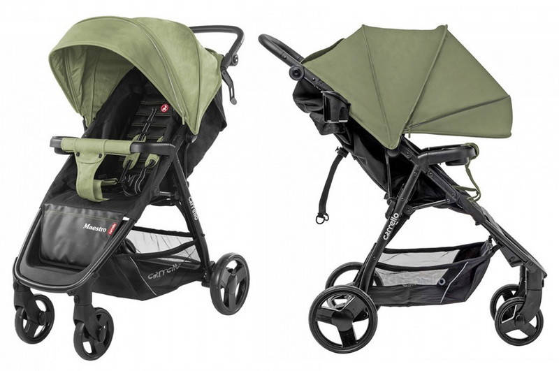 

Коляска детская прогулочная всесезонная Каррелло Маестро оливковая Carrello Maestro CRL-1414 Wild Olive, Оливковый