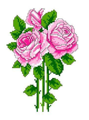 

Набор для вышивания нитками крестом "Букет роз" цветы букет нитки мулине канва игла канва с рисунком