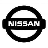 

Виниловая наклейка на авто -nissan, Белый