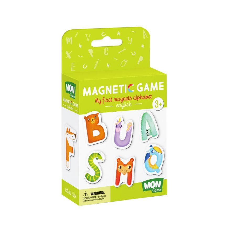 

Детский набор магнитов "Магнитные буквы. Английский" Mon Game 200210, World-of-Toys
