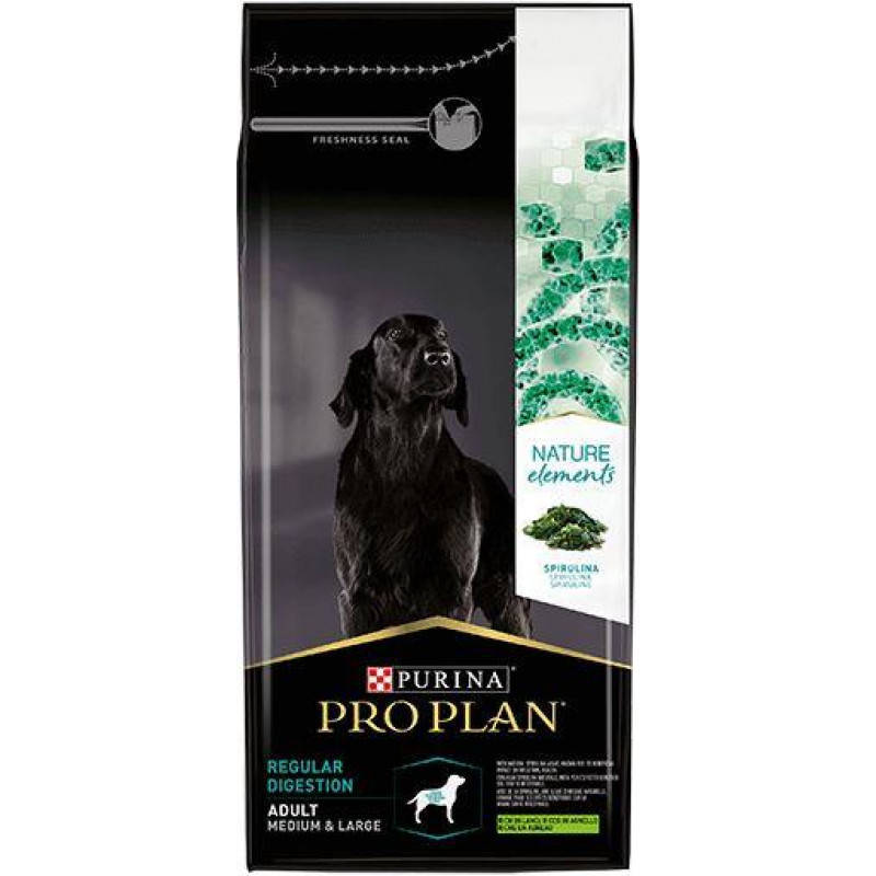 

Pro Plan Nature Elements для собак средних и крупных пород с чувствительным пищеварением, ягнёнок - 10 кг