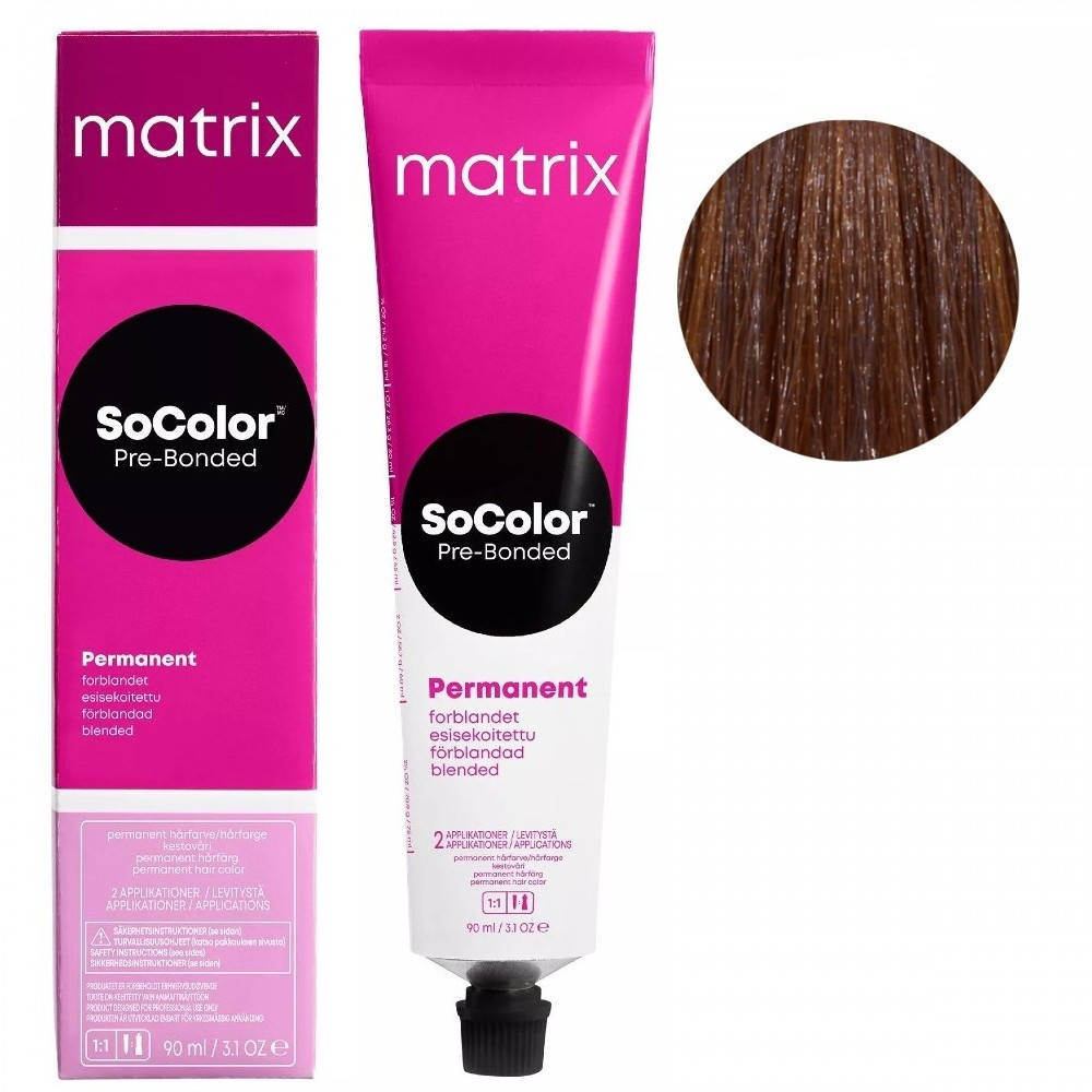 

Краска для волос Socolor.beauty Matrix 8AV светлый блондин пепельно-перламутровый 90 мл.