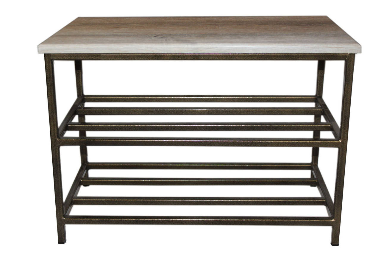 

Банкетка для обуви в стиле LOFT 60 см, Дуб сонома