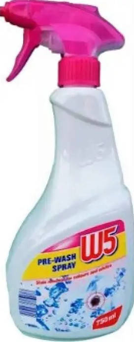 

Пятновыводитель универсальный спрей W5 Pre-wash spray 750 мл Германия