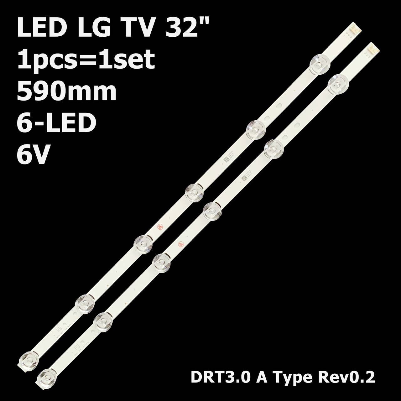 

LED підсвітка LG 32 Innotek DRT 3.0 32″ A /В 32lb561v 32lb561v 6916l-2224a 32mb25vq 6916l-1974a 32mb25vq