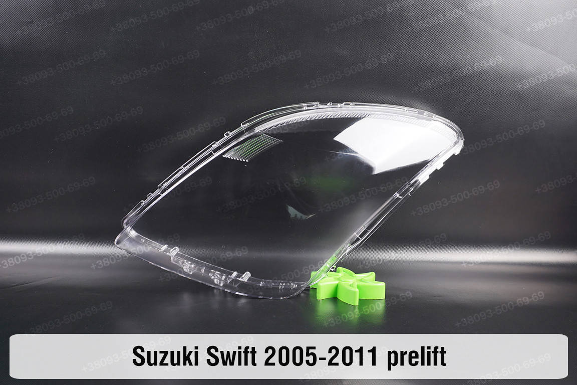 

Стекло фары Suzuki Swift (2005-2011) IV поколение дорестайлинг левое