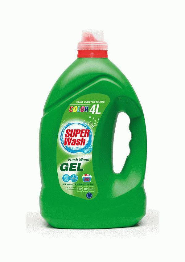 

Гель для стирки Пуся Super Wash Color Супер Вош 4 л