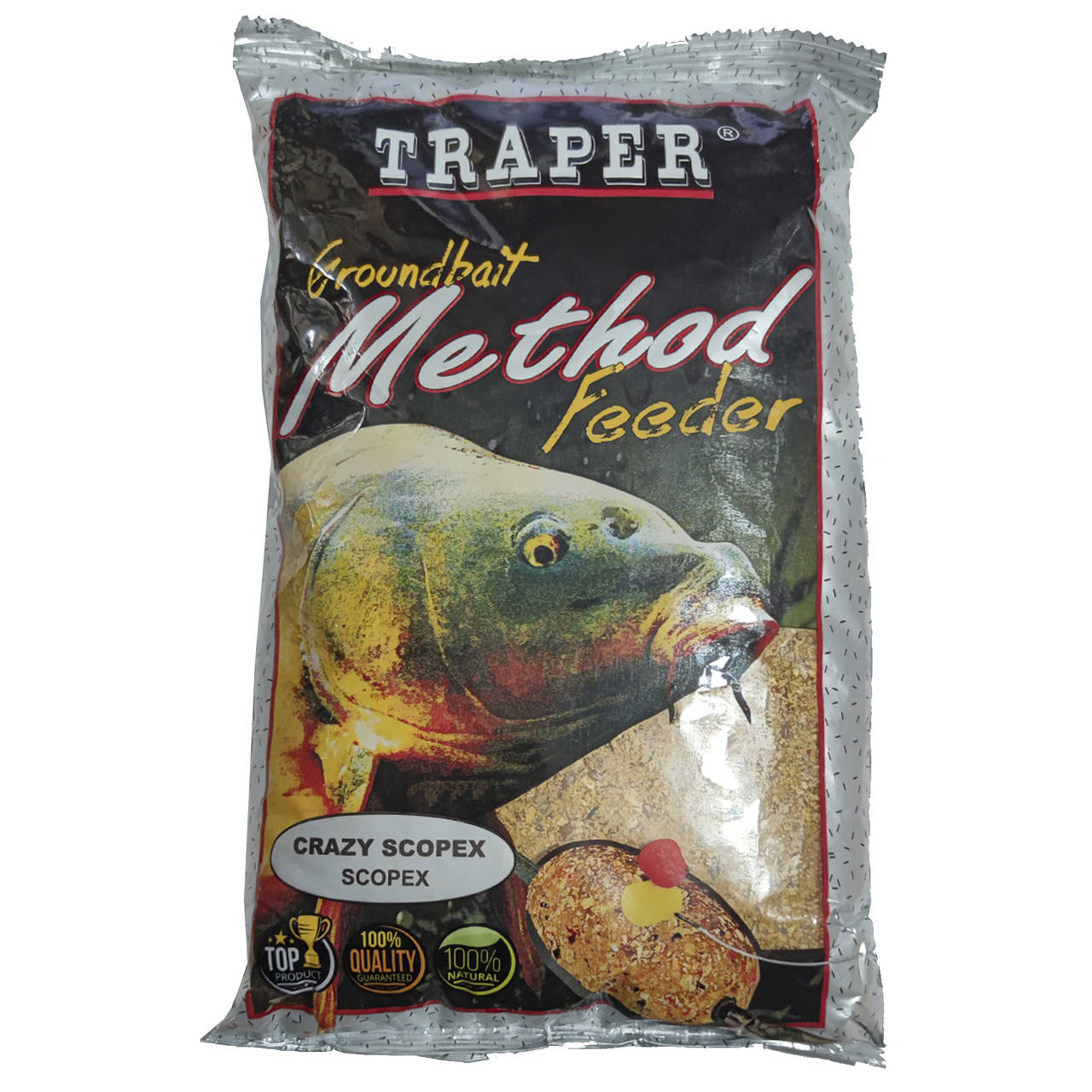 

Прикормка Traper M/F Feeder 750g sypki Crazy Scopex (T00175)