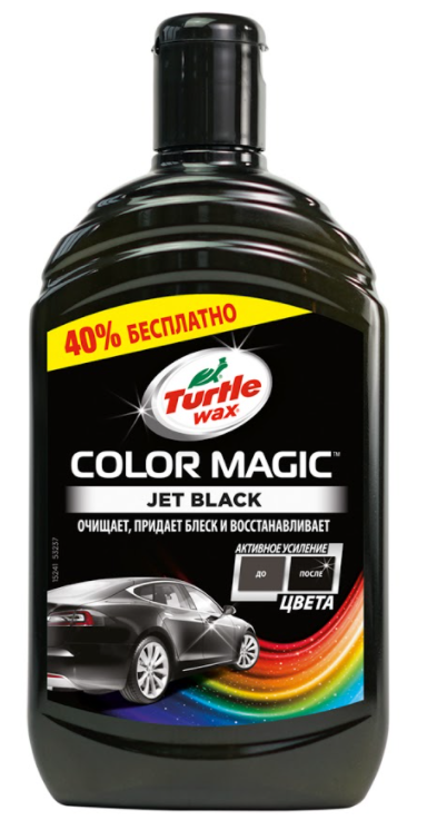 

Полироль черный Color Magic 500мл Turtle Wax