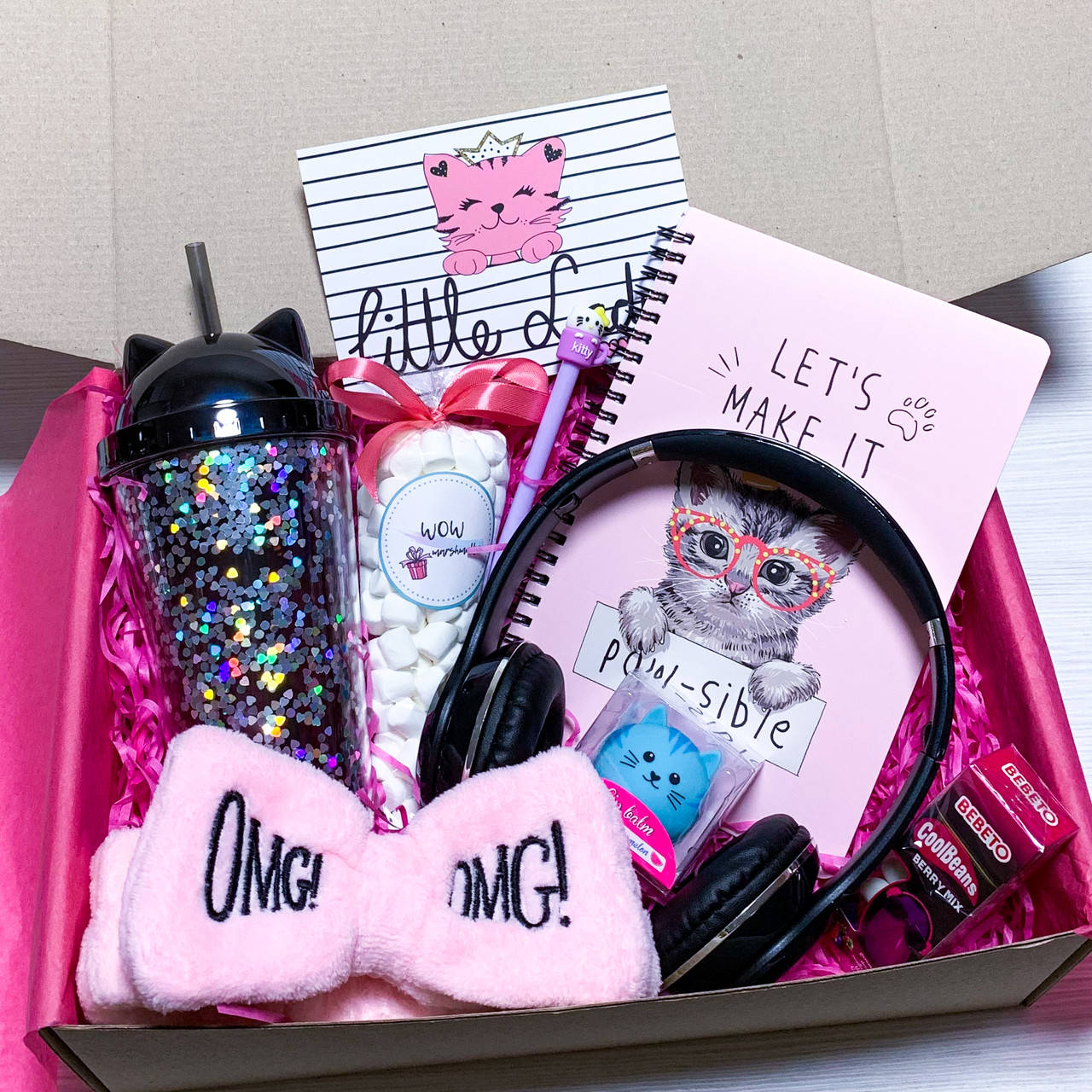 

Подарочный бокс для девочки WOW BOXES "Cat Box №2"