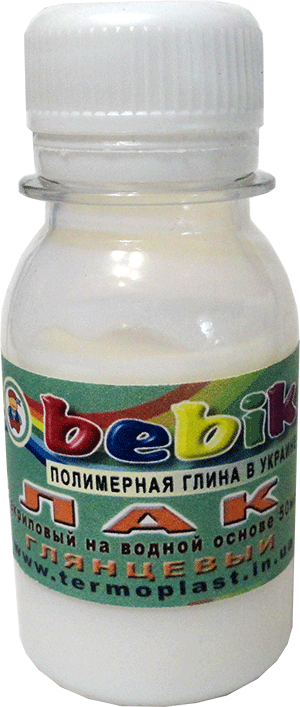 

Лак глянцевый д\полимер.глины 50мл. Бебік