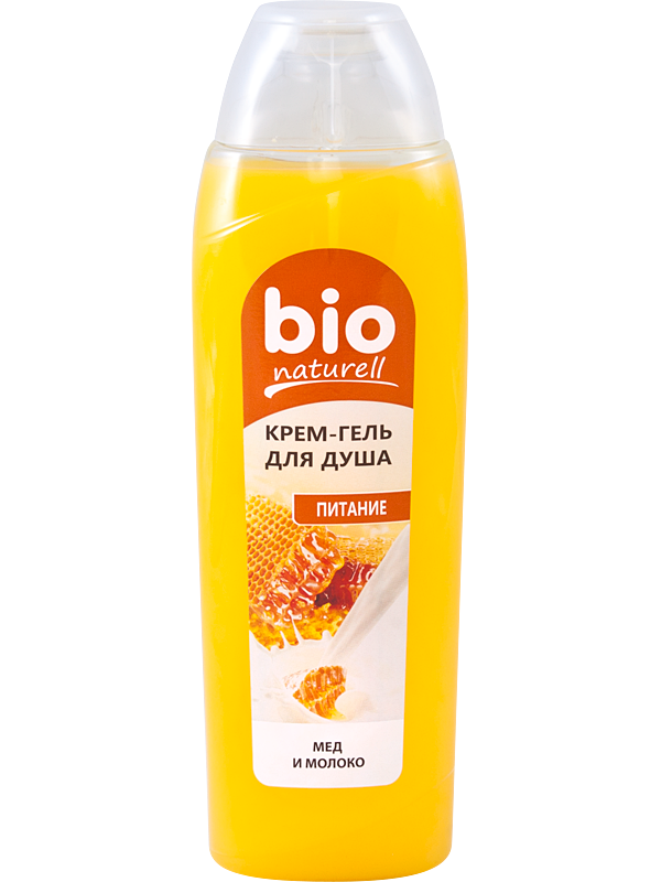 

Гель для душа "Мед и молоко" 500мл Bio naturell