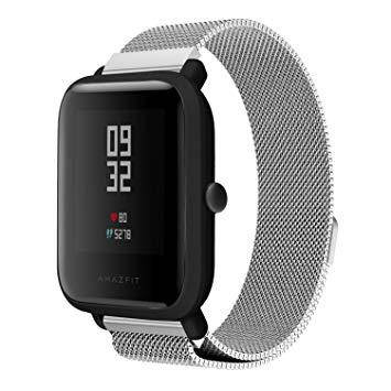 

Ремешок BeWatch миланская петля для Xiaomi Amazfit BIP Silver (1010218)