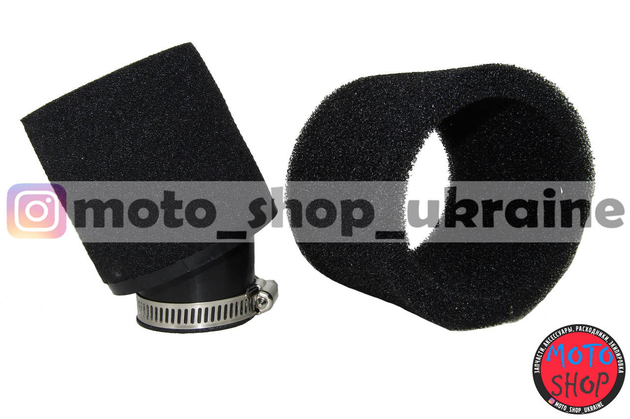 

Фильтр воздушный мото нулевик двуслойный "GREEN RACING" (черный) для мотоцикла пит байка на пит байк pit bike