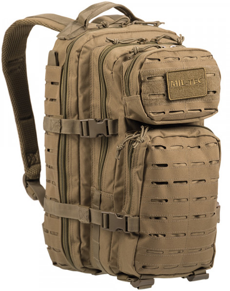 

Рюкзак тактичний Mil-Tec US Assault Pack LG Laser Cut COYOTE 36 л, Бежевый