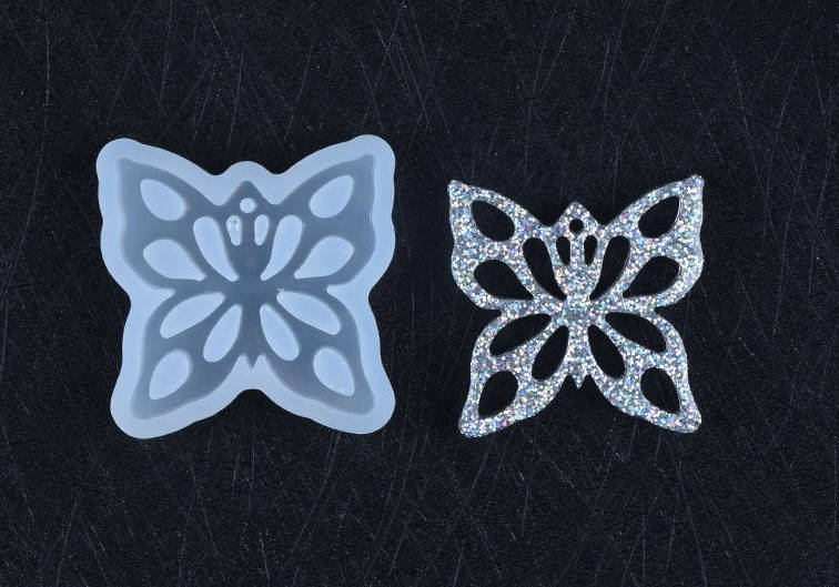 

Силиконовый молд, форма, кулон, Бабочка