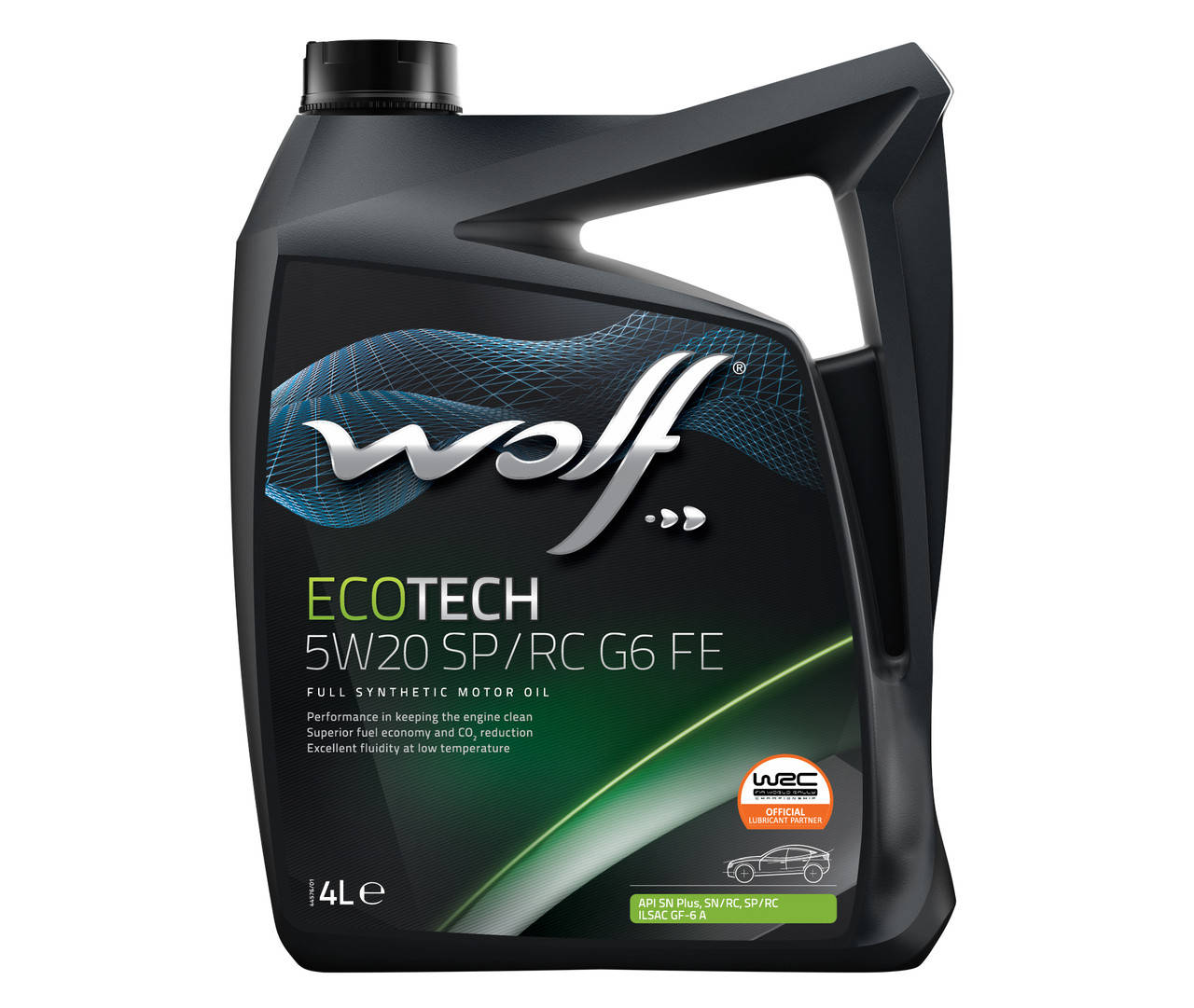 

Моторное масло Wolf ECOTECH 5W20 SP/RC G6 FE 4л (1047277)