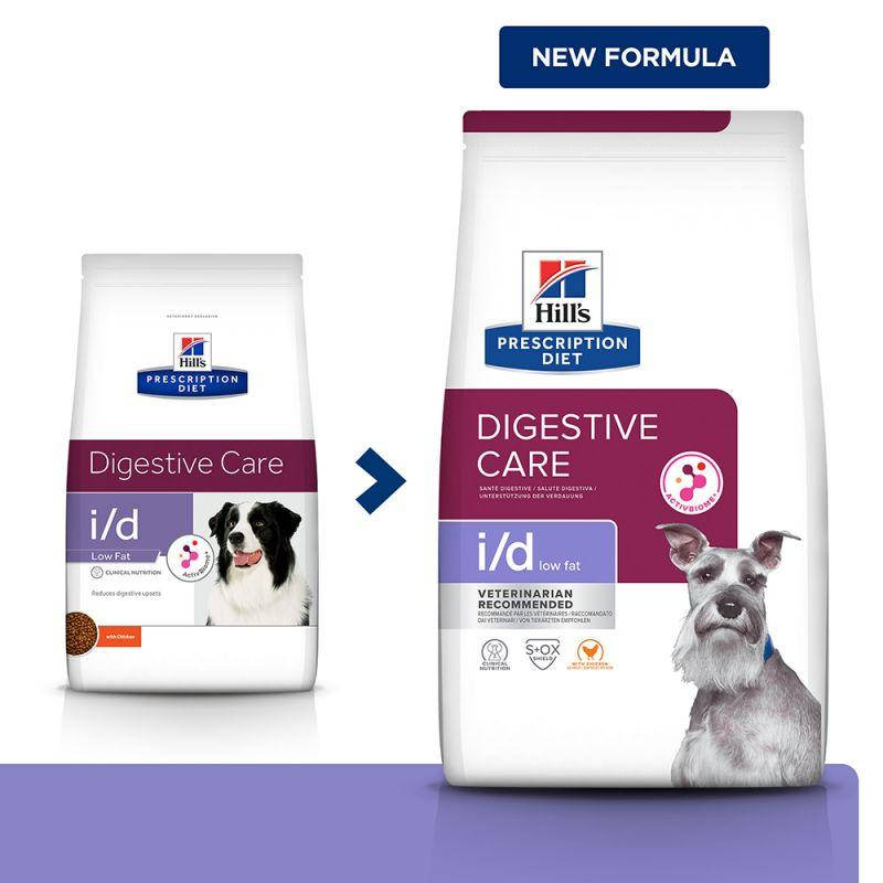 

Hills Prescription Diet Canine i/d Low Fat Chicken (Хиллс ПД Канин и/д Лов Фат) для собак от заболеваний ЖКТ