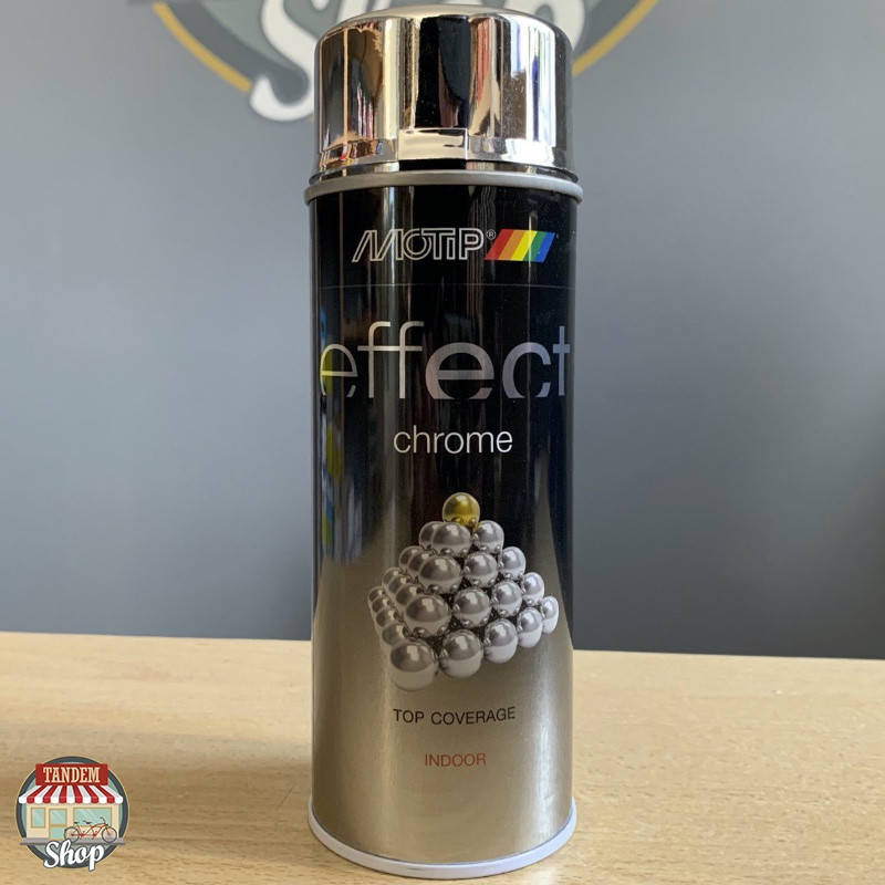 

Краска (эмаль) декоративная с эффектом хром Motip Deco Effect Chrome, 400 мл Аэрозоль Серебристый, Серебро