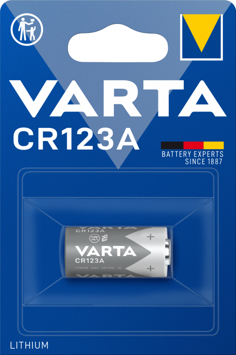 

Батарейка VARTA CR 123A BLI 1 LITHIUM (6205301401)