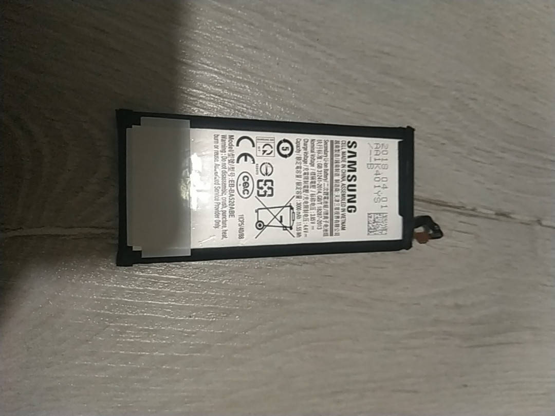 

Оригинальный аккумулятор EB-BA520ABE (3000 mAh) б.у. для samsung a520f j530
