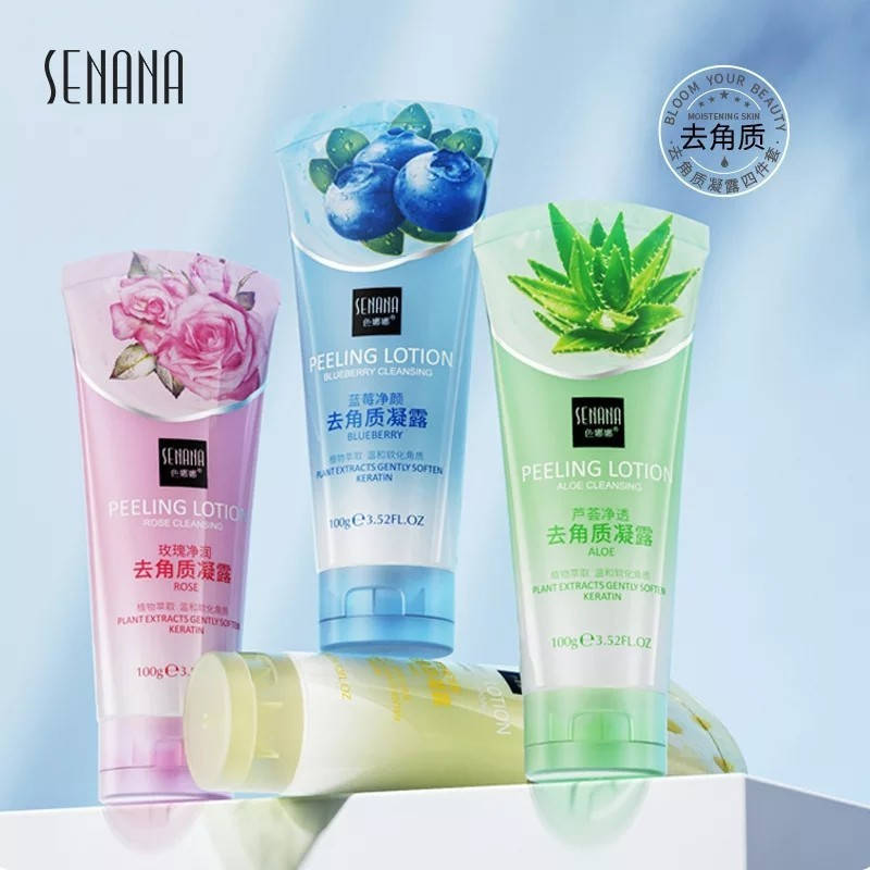 

Натуральная Пилинг скатка для лица SENANA 100г Роза