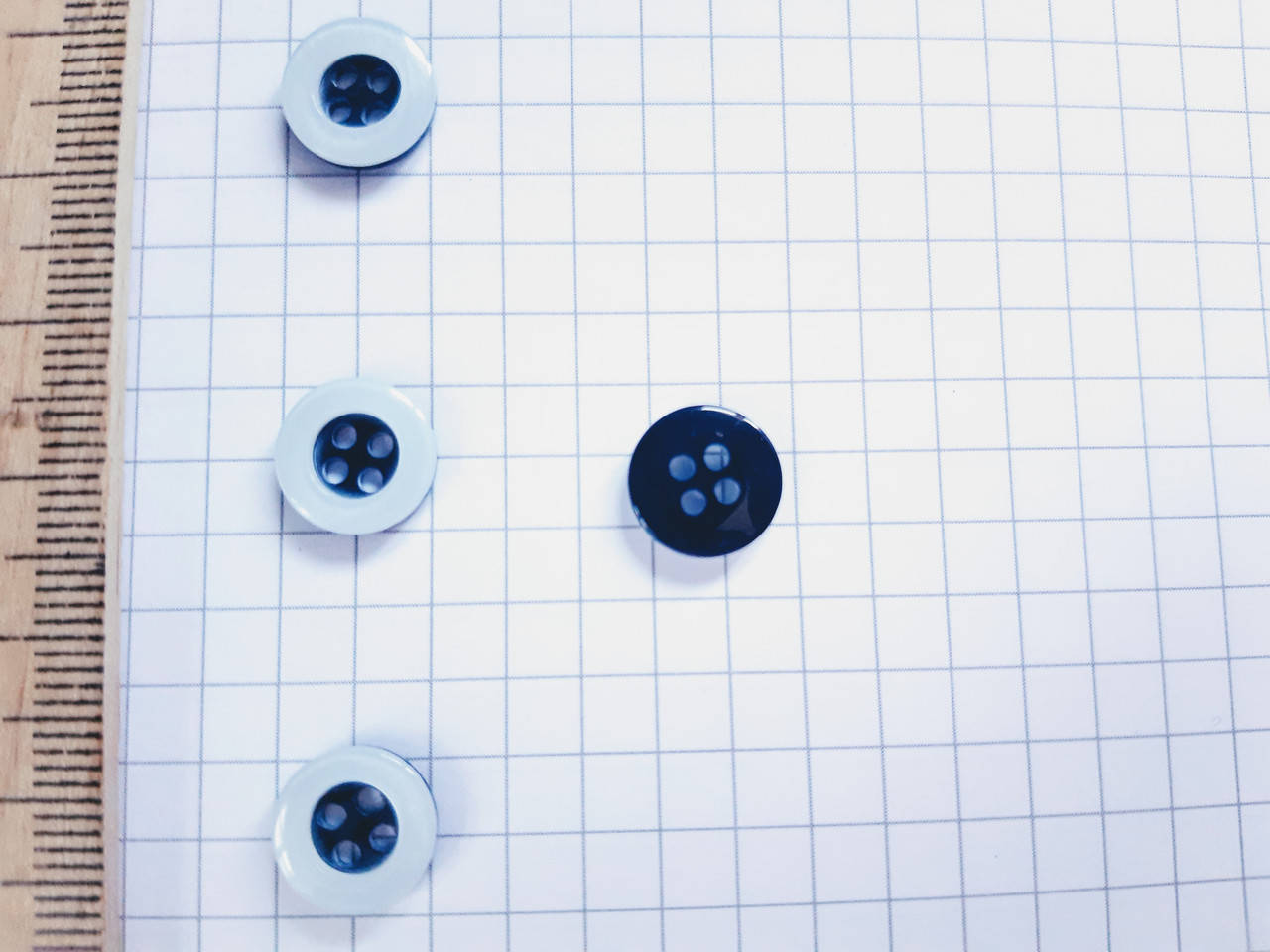 

Пуговица рубашка/блуза на 4 удара темно синий