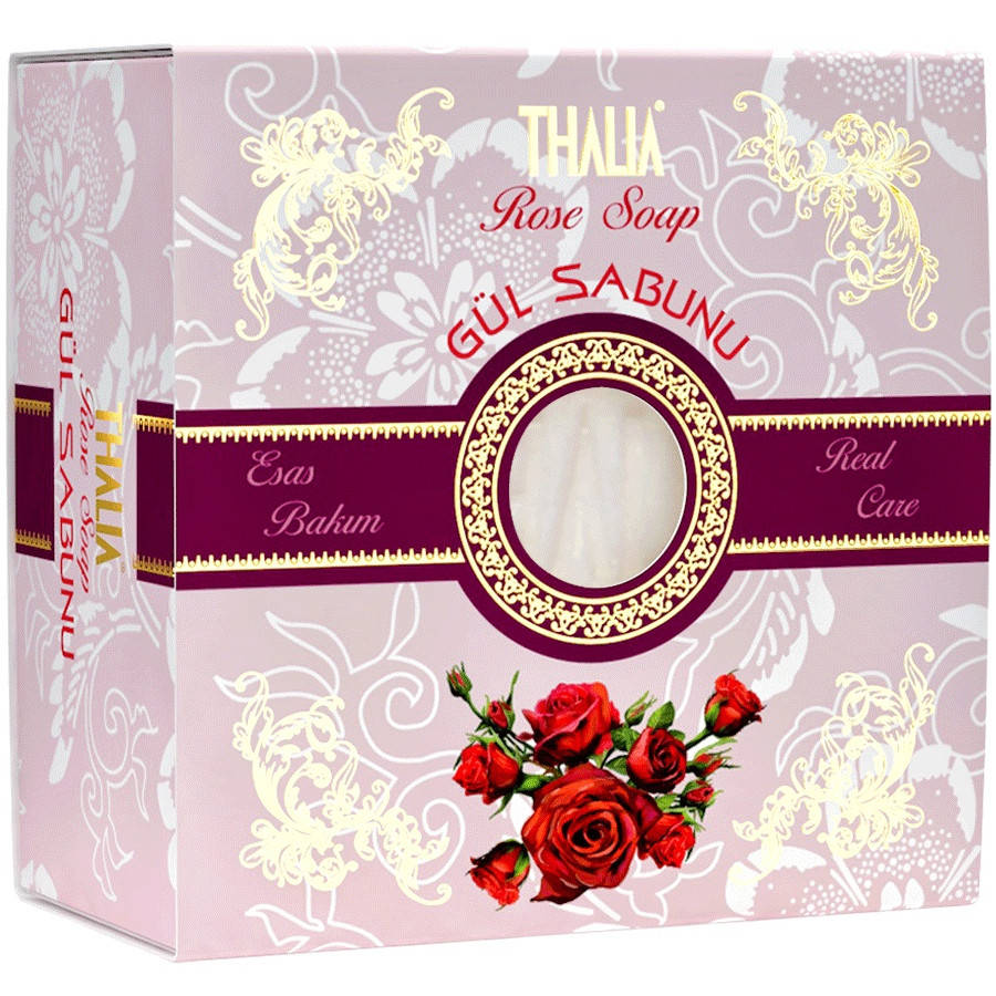 

Натуральное мыло с розой дамасской THALIA 150 г