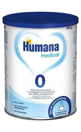 

Сухая молочная смесь Humana 0 с LC PUFA, пребиотиками и нуклеотидами, 400 г