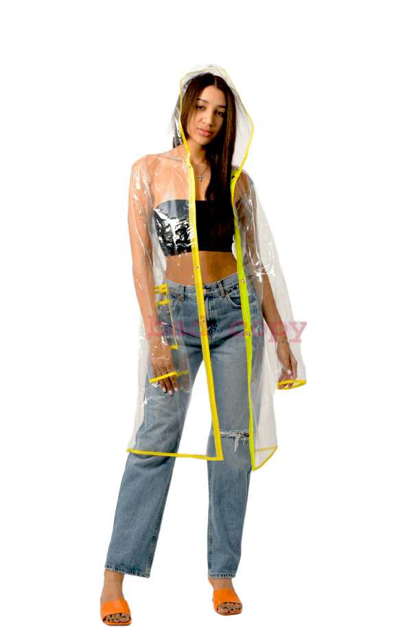 

Прозрачный плащ дождевик Light breeze/yellow, Желтый