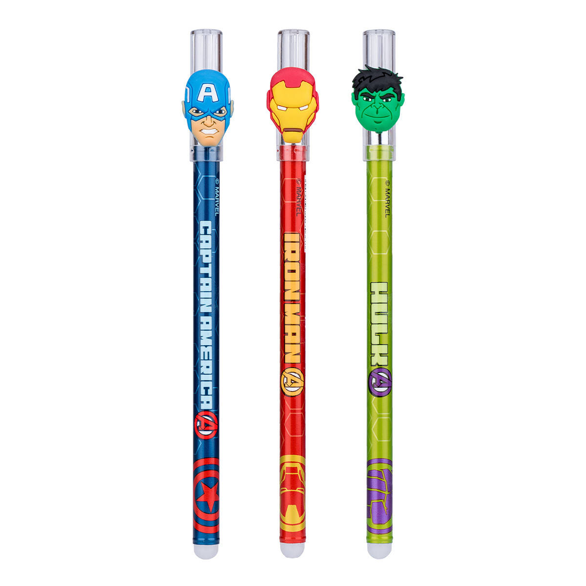 

Ручка гелева "Yes" 412077 Marvel. Avengers "пиши-стирай" 0,5мм синя