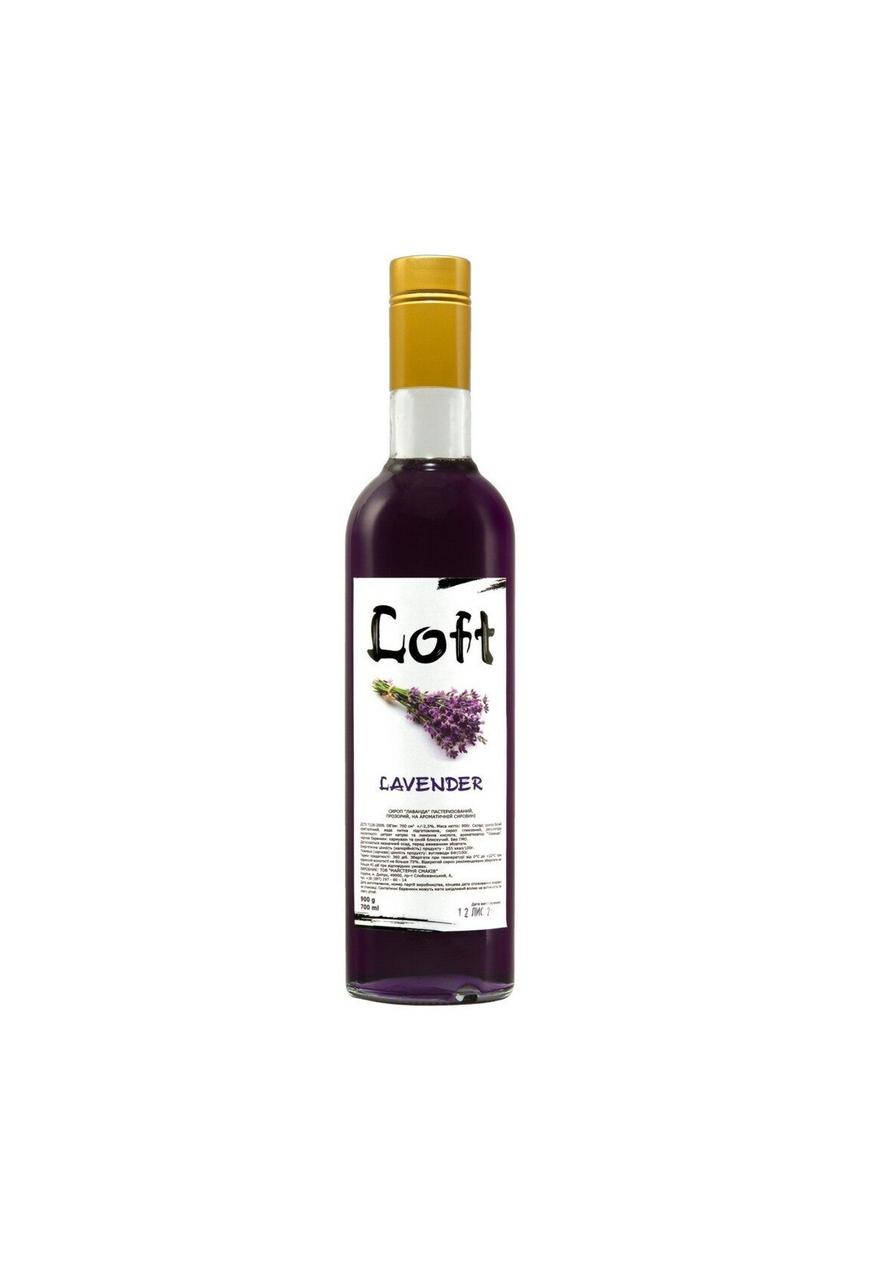 

Сироп для кофе и дисертов " Лаванда " ТМ “Loft” 0,7 л
