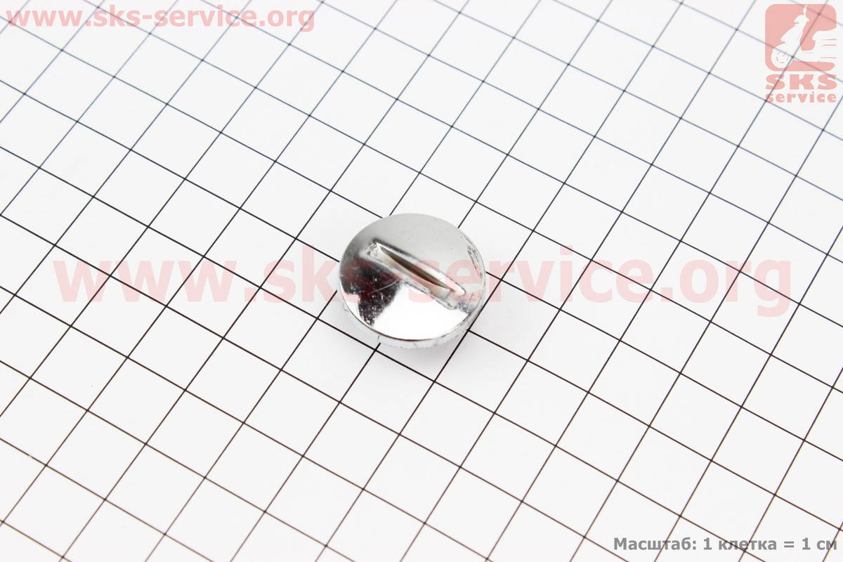 

Гайка (заглушка) левой крышки двигателя малая (верхняя) + манжет для мопеда Delta (Дельта)