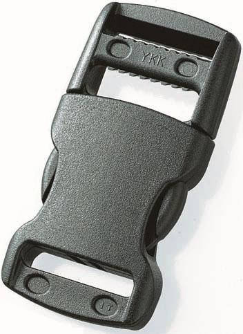 

Пряжка для сумок, рюкзаков фастекс 25мм, YKK LB25R, Черный