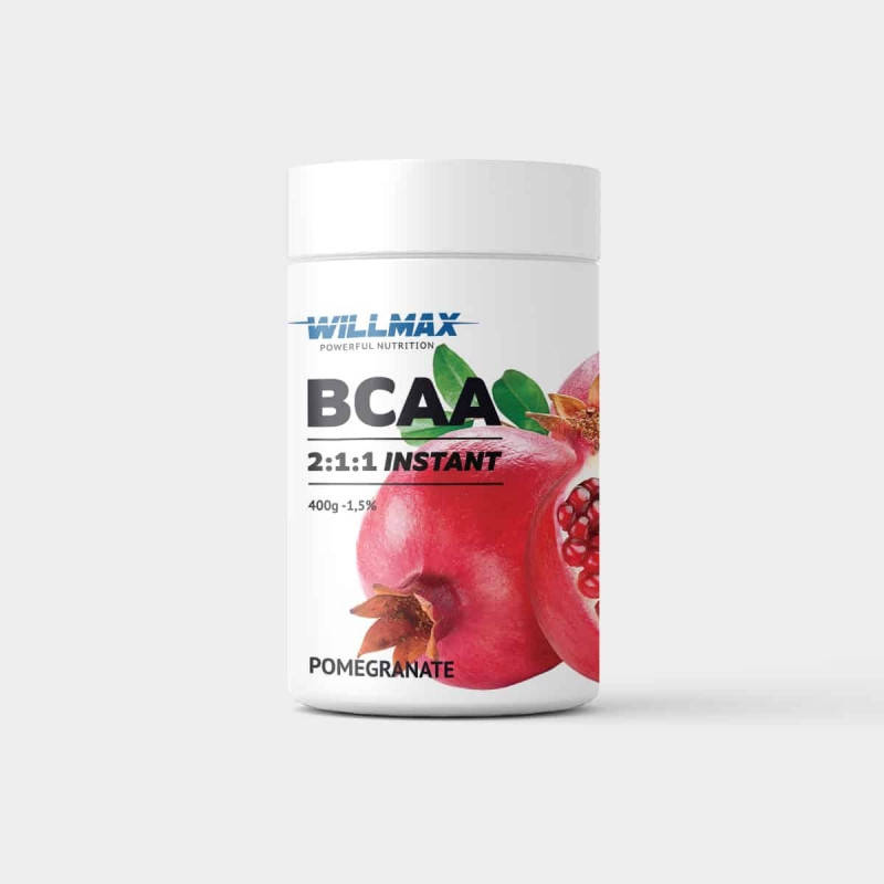 

Аминокислоты BCAA WILLMAX 2:1:1 Instant 400 г Гранат
