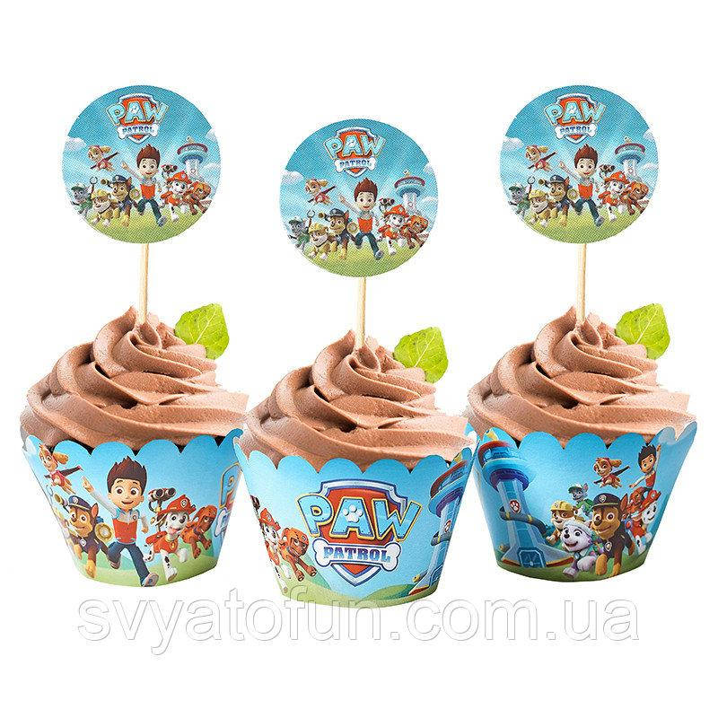 

Набор для капкейков Щенячий патруль 6шт/уп